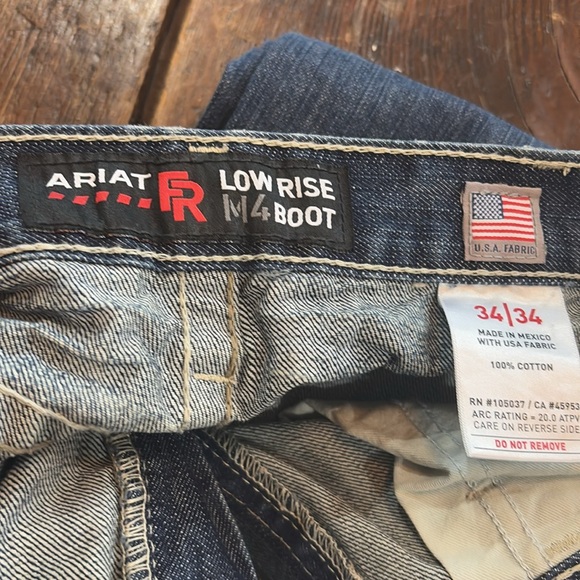 Ariat FR (fire resistant) jeans 
Low rise boot
Size 34x34 - Picture 2 of 2